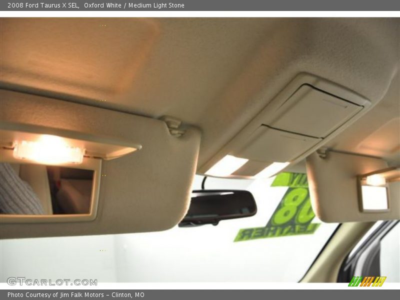 Oxford White / Medium Light Stone 2008 Ford Taurus X SEL