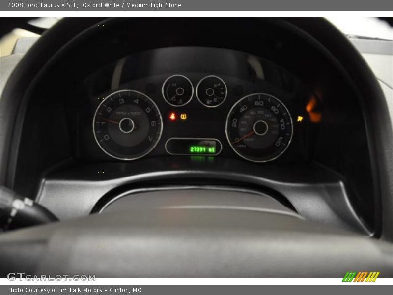 Oxford White / Medium Light Stone 2008 Ford Taurus X SEL