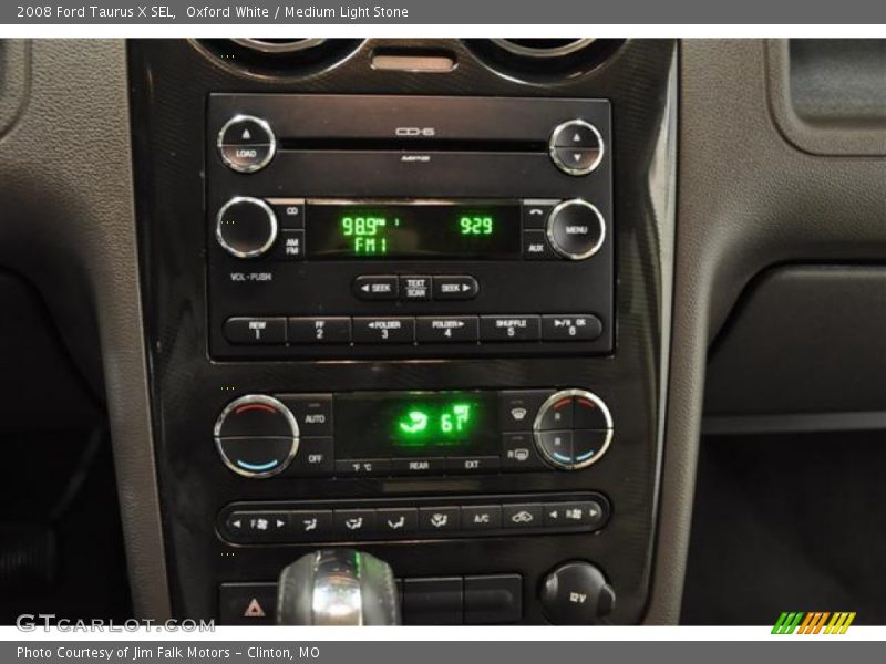Oxford White / Medium Light Stone 2008 Ford Taurus X SEL