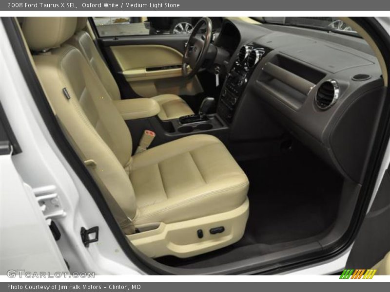 Oxford White / Medium Light Stone 2008 Ford Taurus X SEL