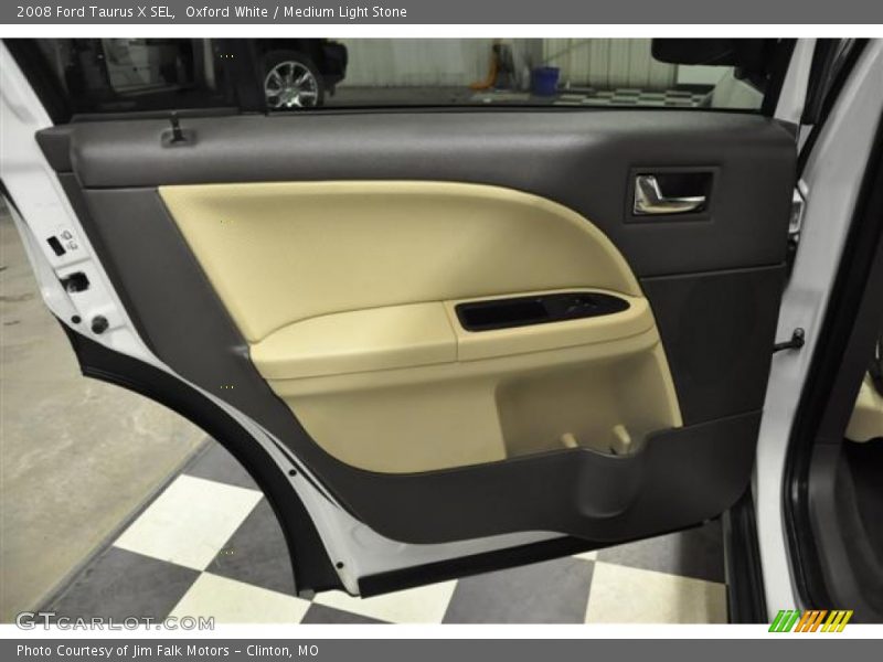 Oxford White / Medium Light Stone 2008 Ford Taurus X SEL
