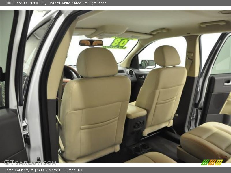 Oxford White / Medium Light Stone 2008 Ford Taurus X SEL