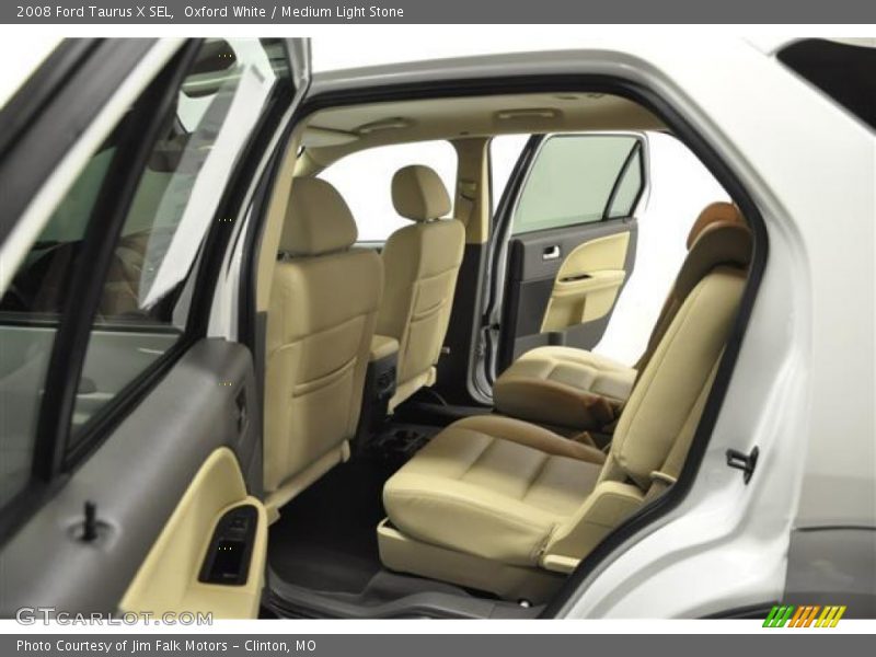 Oxford White / Medium Light Stone 2008 Ford Taurus X SEL