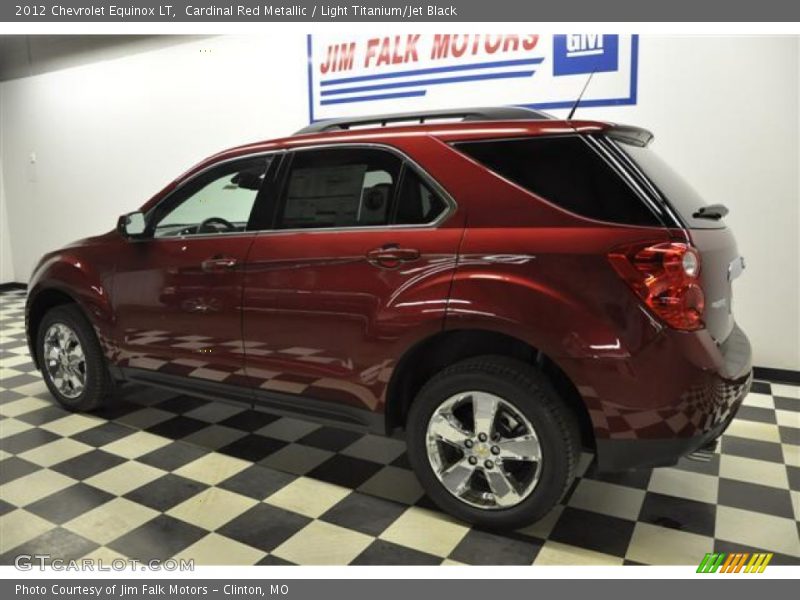 Cardinal Red Metallic / Light Titanium/Jet Black 2012 Chevrolet Equinox LT