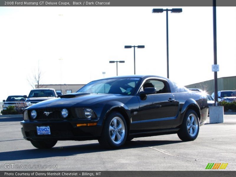 Black / Dark Charcoal 2008 Ford Mustang GT Deluxe Coupe