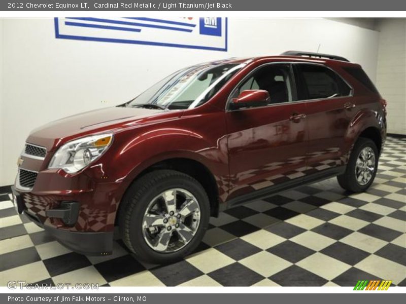 Cardinal Red Metallic / Light Titanium/Jet Black 2012 Chevrolet Equinox LT