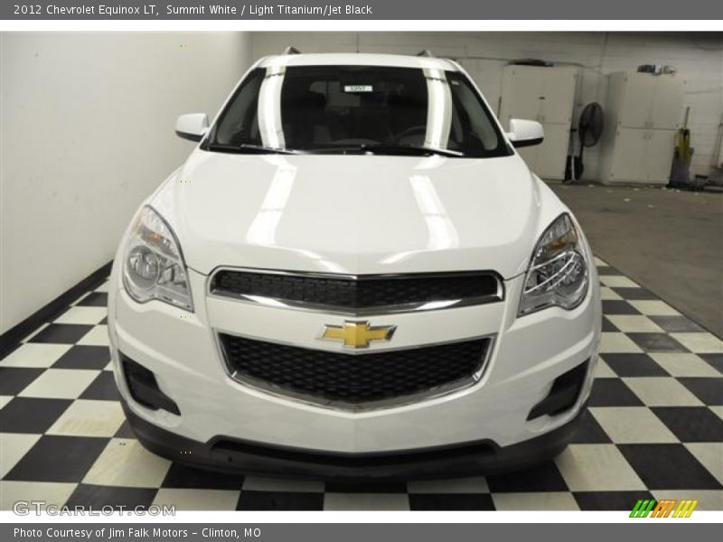 Summit White / Light Titanium/Jet Black 2012 Chevrolet Equinox LT