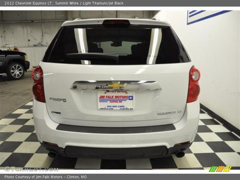 Summit White / Light Titanium/Jet Black 2012 Chevrolet Equinox LT