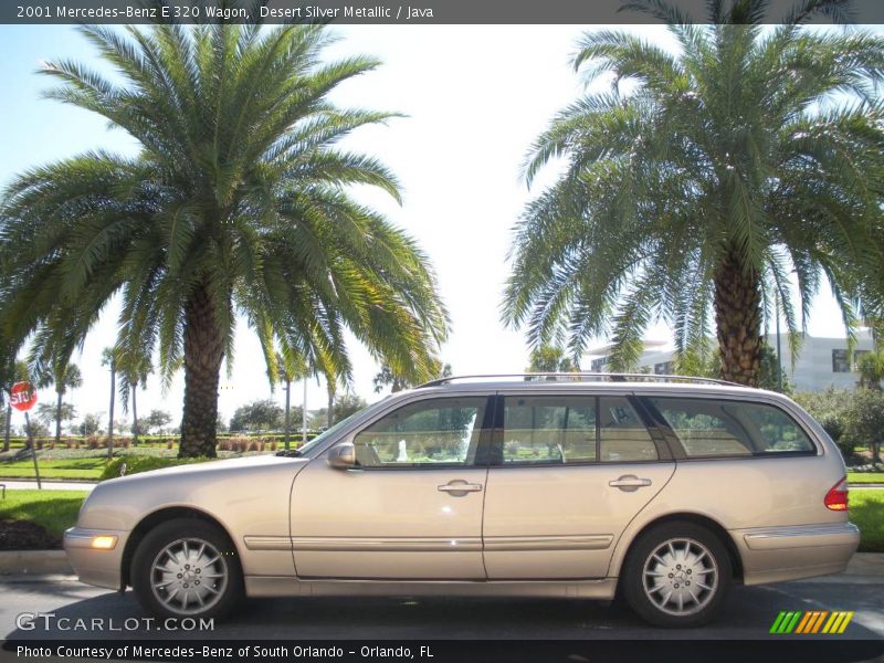 Desert Silver Metallic / Java 2001 Mercedes-Benz E 320 Wagon