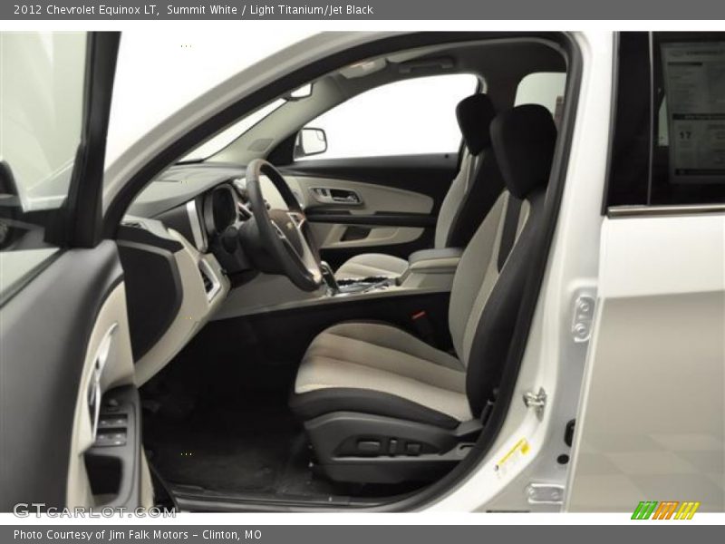 Summit White / Light Titanium/Jet Black 2012 Chevrolet Equinox LT