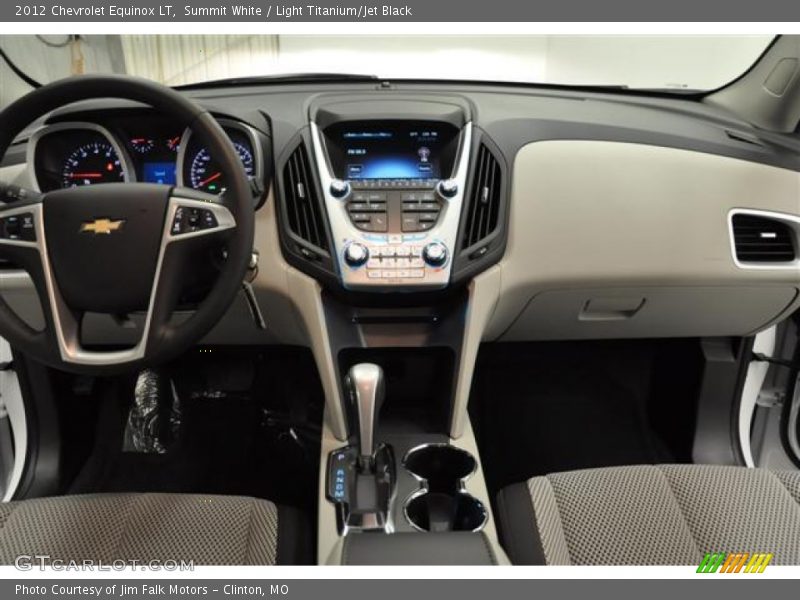 Summit White / Light Titanium/Jet Black 2012 Chevrolet Equinox LT