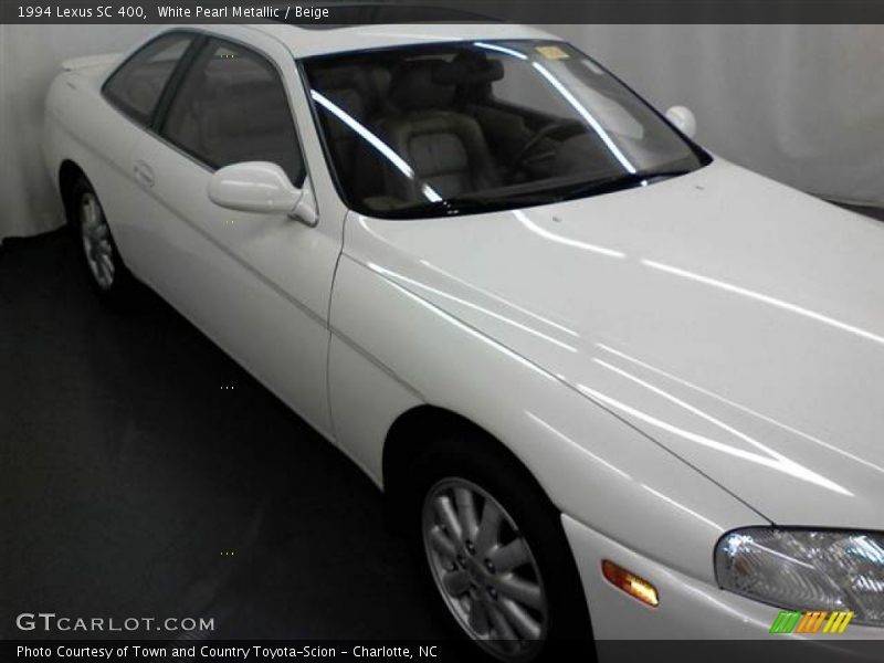 White Pearl Metallic / Beige 1994 Lexus SC 400