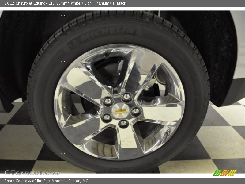 Summit White / Light Titanium/Jet Black 2012 Chevrolet Equinox LT