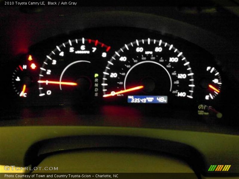 Black / Ash Gray 2010 Toyota Camry LE