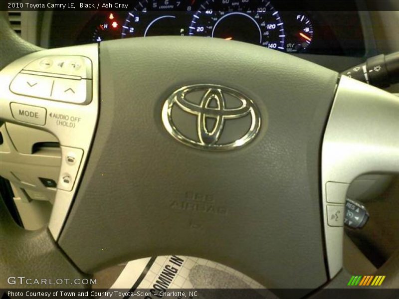 Black / Ash Gray 2010 Toyota Camry LE