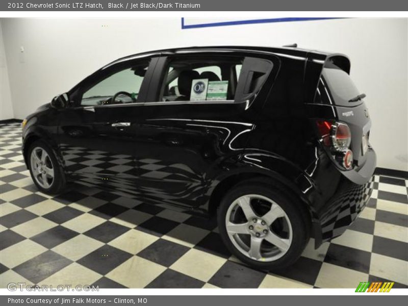 Black / Jet Black/Dark Titanium 2012 Chevrolet Sonic LTZ Hatch