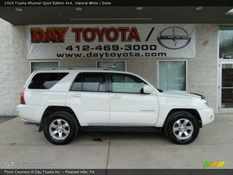 Natural White / Stone 2004 Toyota 4Runner Sport Edition 4x4