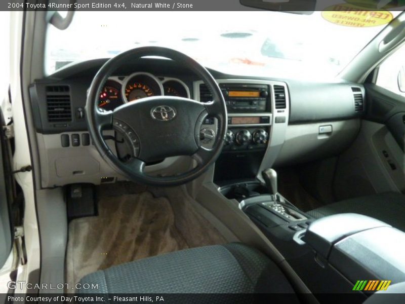 Natural White / Stone 2004 Toyota 4Runner Sport Edition 4x4