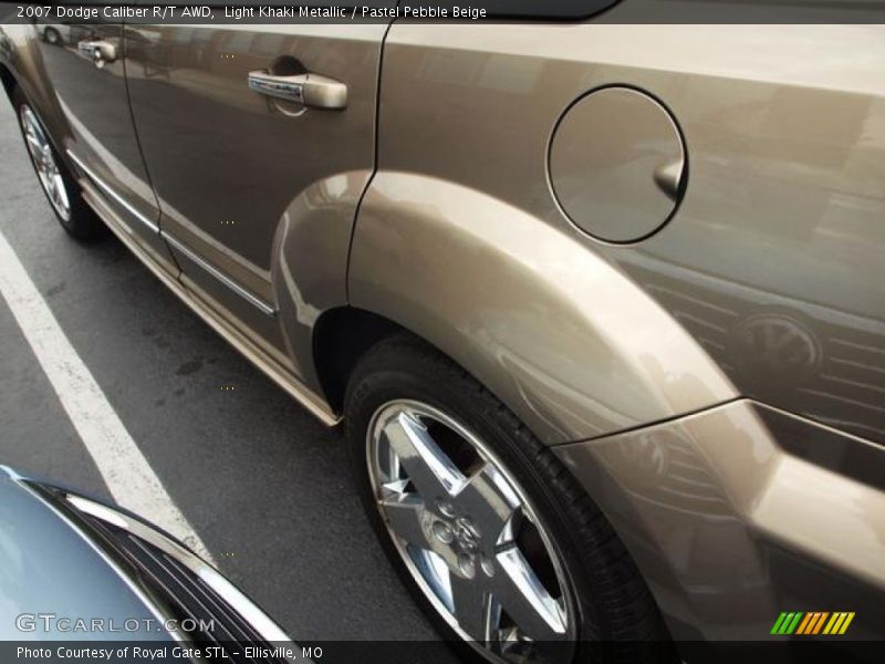 Light Khaki Metallic / Pastel Pebble Beige 2007 Dodge Caliber R/T AWD