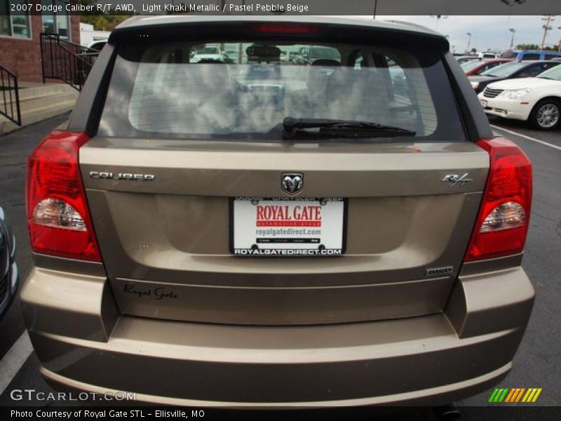 Light Khaki Metallic / Pastel Pebble Beige 2007 Dodge Caliber R/T AWD