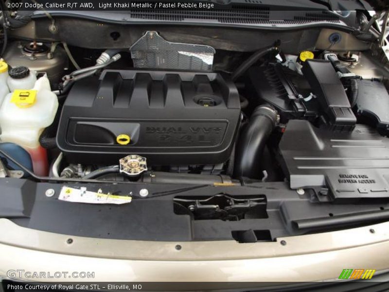 Light Khaki Metallic / Pastel Pebble Beige 2007 Dodge Caliber R/T AWD