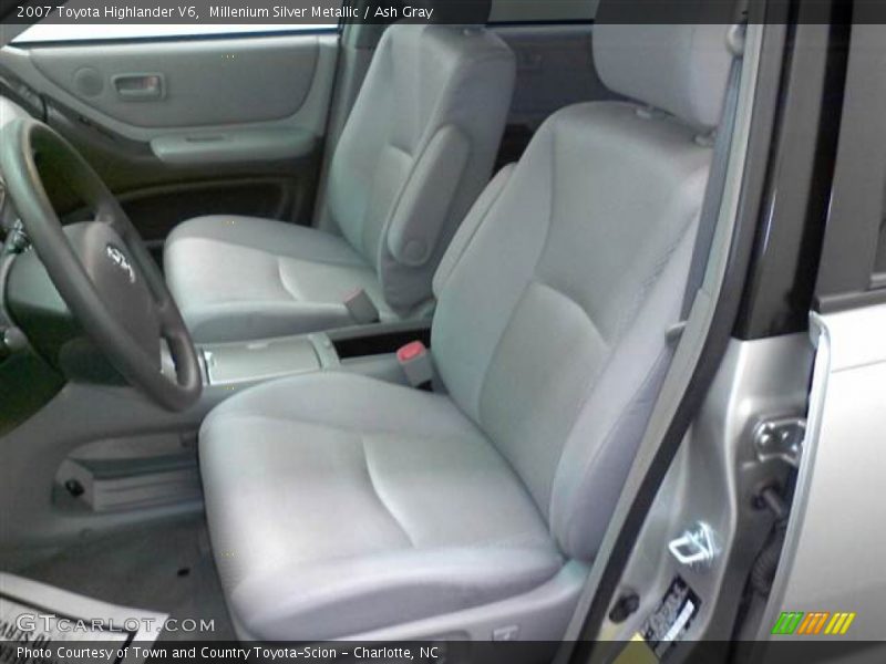 Millenium Silver Metallic / Ash Gray 2007 Toyota Highlander V6