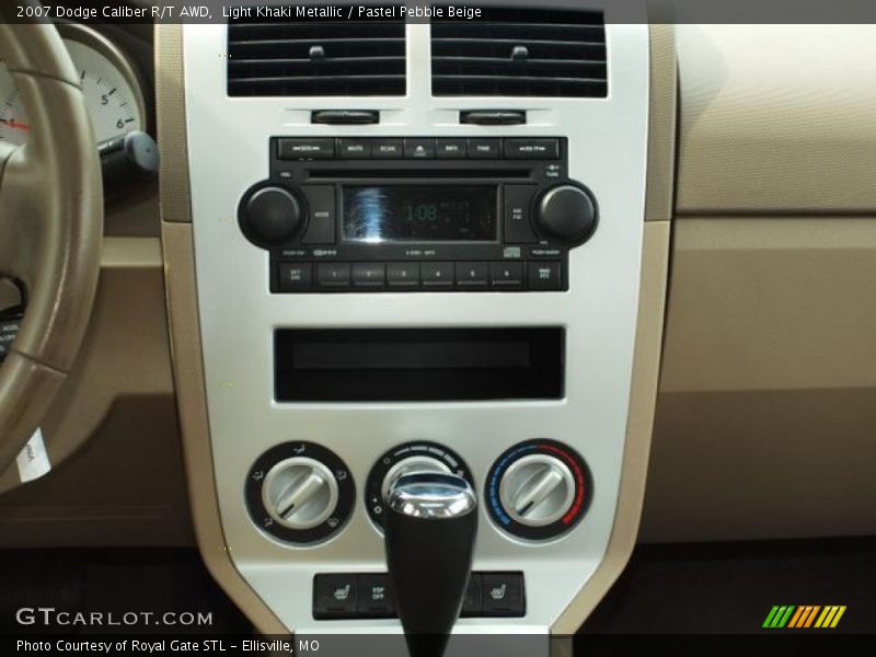 Light Khaki Metallic / Pastel Pebble Beige 2007 Dodge Caliber R/T AWD
