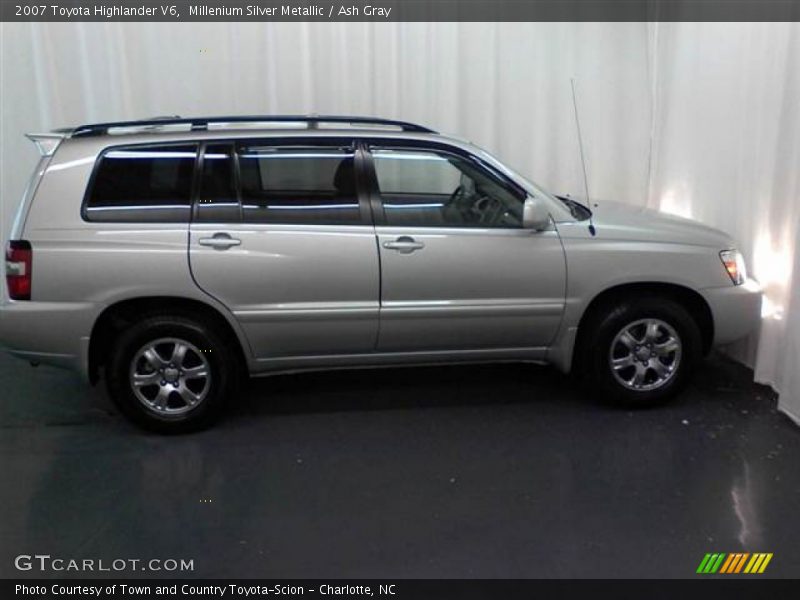 Millenium Silver Metallic / Ash Gray 2007 Toyota Highlander V6