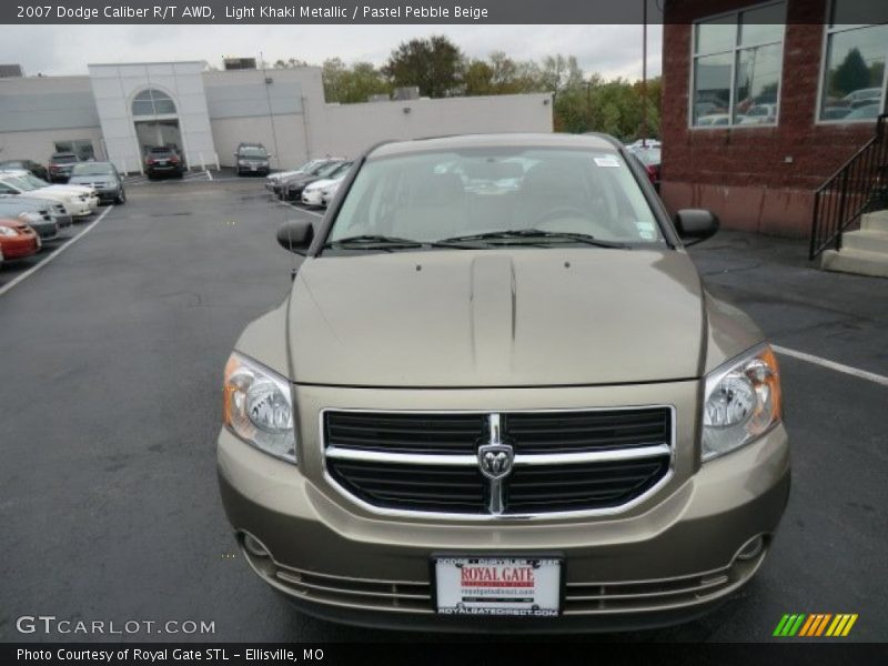Light Khaki Metallic / Pastel Pebble Beige 2007 Dodge Caliber R/T AWD