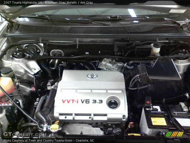 Millenium Silver Metallic / Ash Gray 2007 Toyota Highlander V6