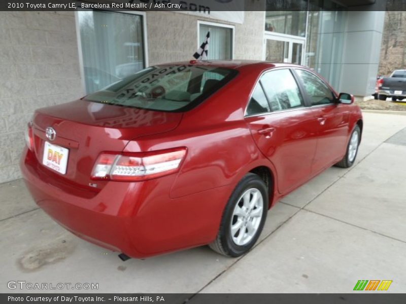Barcelona Red Metallic / Ash Gray 2010 Toyota Camry LE