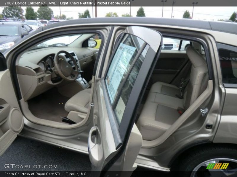 Light Khaki Metallic / Pastel Pebble Beige 2007 Dodge Caliber R/T AWD