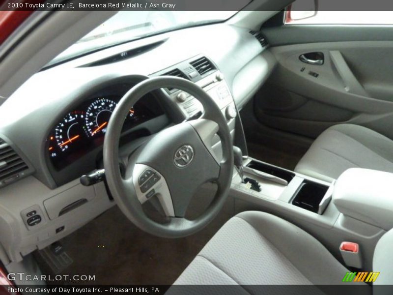 Barcelona Red Metallic / Ash Gray 2010 Toyota Camry LE