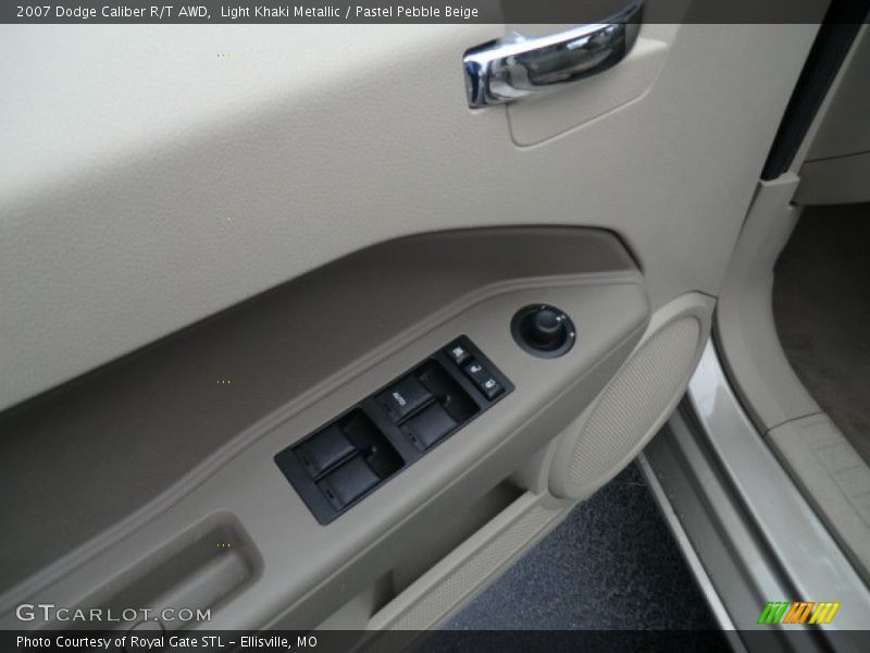 Light Khaki Metallic / Pastel Pebble Beige 2007 Dodge Caliber R/T AWD
