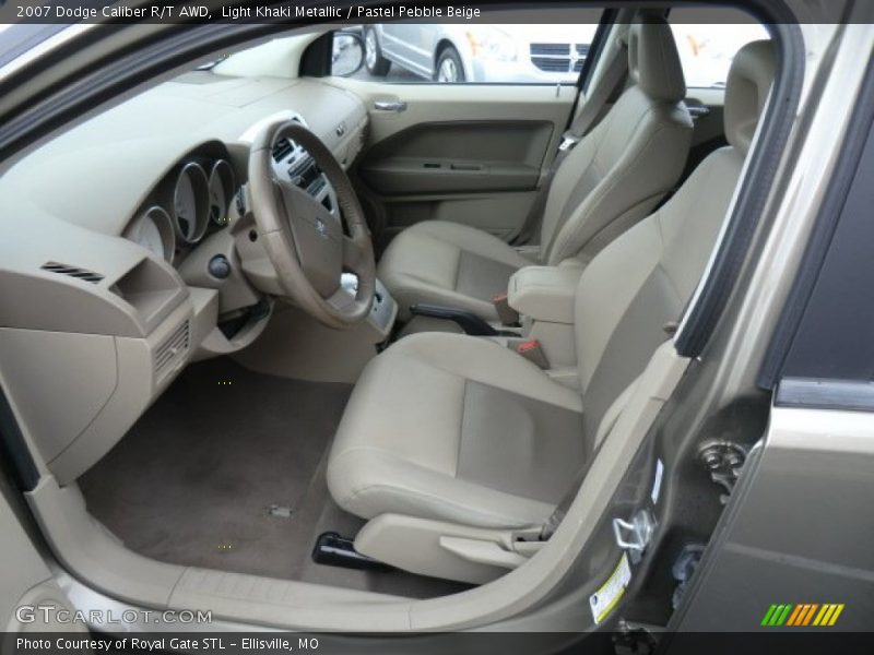 Light Khaki Metallic / Pastel Pebble Beige 2007 Dodge Caliber R/T AWD