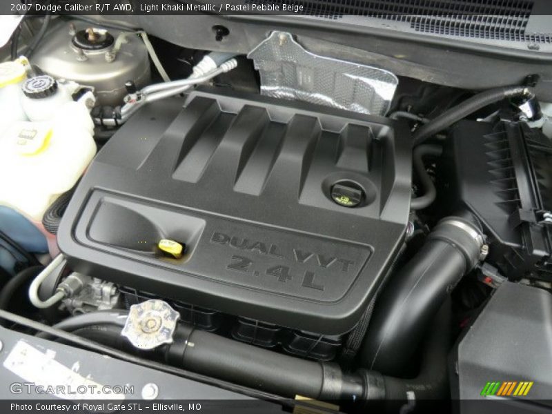 Light Khaki Metallic / Pastel Pebble Beige 2007 Dodge Caliber R/T AWD