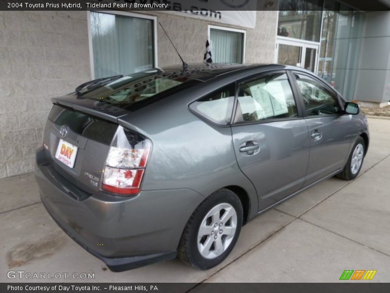 Tideland Pearl / Brown/Ivory 2004 Toyota Prius Hybrid