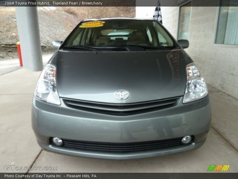 Tideland Pearl / Brown/Ivory 2004 Toyota Prius Hybrid