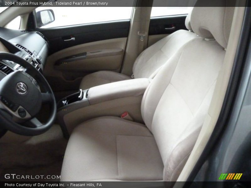 Tideland Pearl / Brown/Ivory 2004 Toyota Prius Hybrid