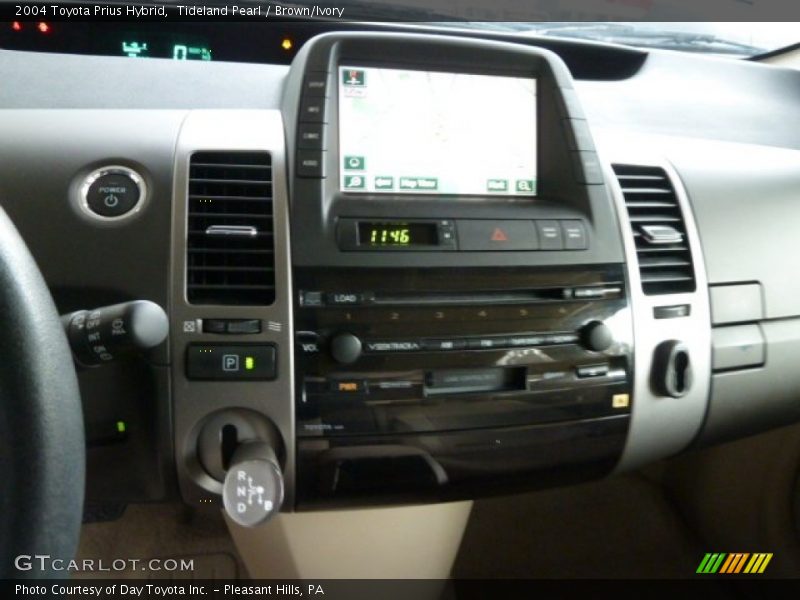 Tideland Pearl / Brown/Ivory 2004 Toyota Prius Hybrid