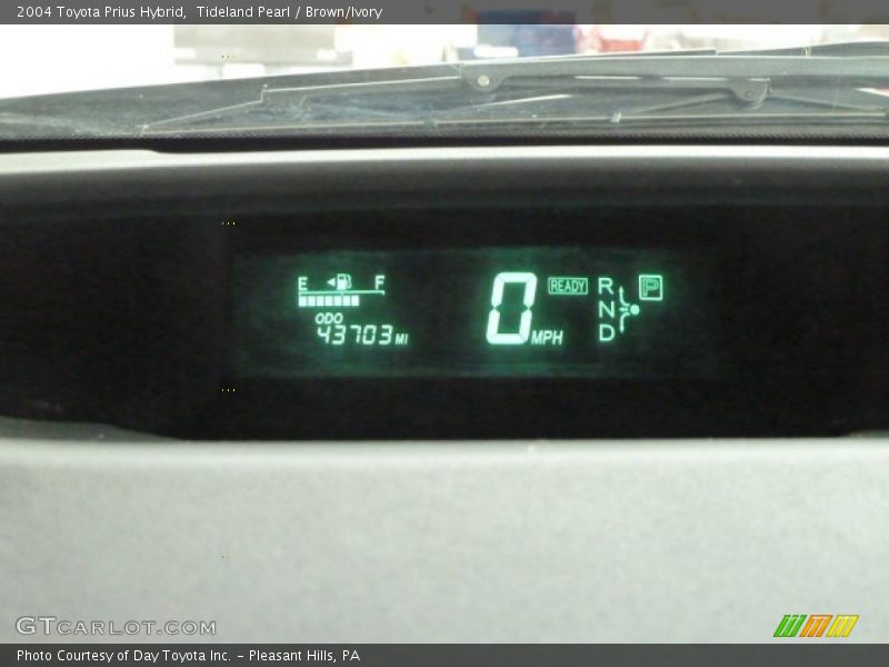 Tideland Pearl / Brown/Ivory 2004 Toyota Prius Hybrid