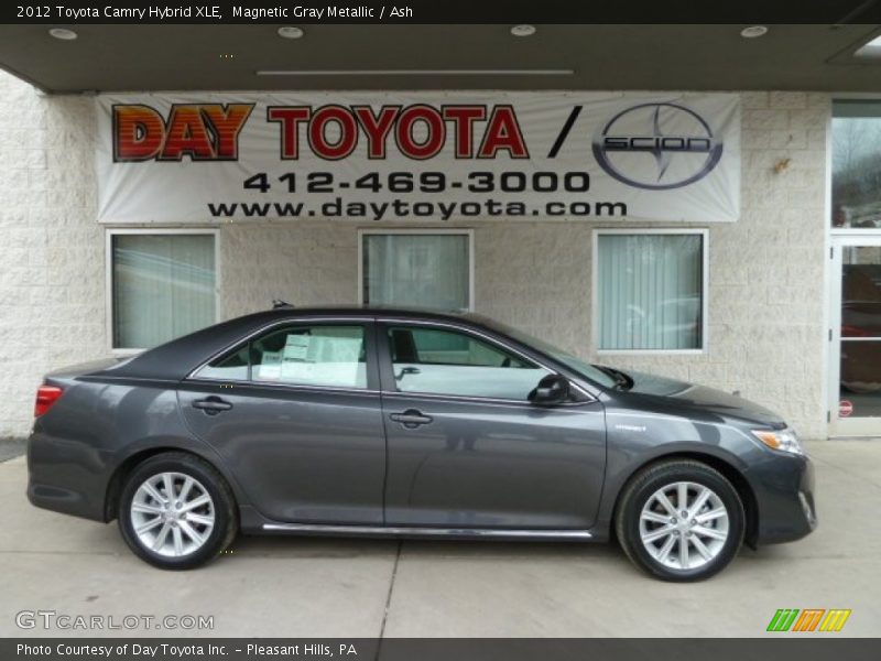 Magnetic Gray Metallic / Ash 2012 Toyota Camry Hybrid XLE
