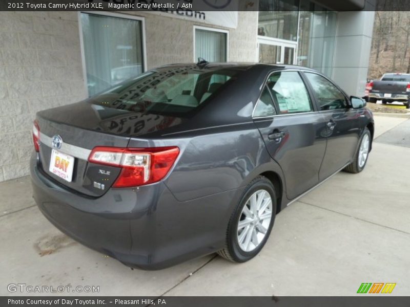 Magnetic Gray Metallic / Ash 2012 Toyota Camry Hybrid XLE