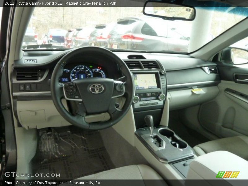 Magnetic Gray Metallic / Ash 2012 Toyota Camry Hybrid XLE