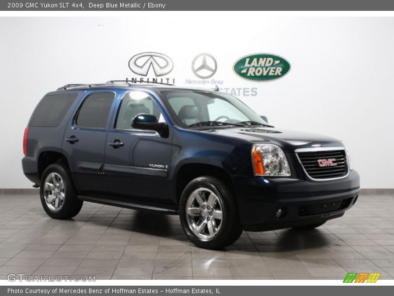 Deep Blue Metallic / Ebony 2009 GMC Yukon SLT 4x4