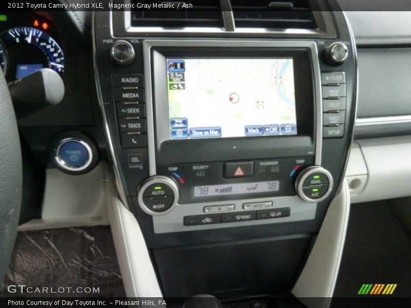 Magnetic Gray Metallic / Ash 2012 Toyota Camry Hybrid XLE