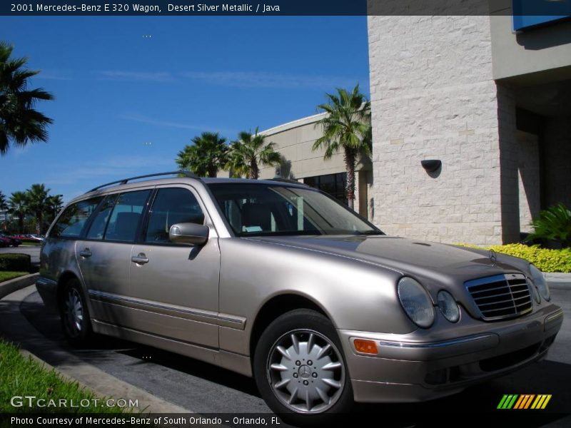 Desert Silver Metallic / Java 2001 Mercedes-Benz E 320 Wagon