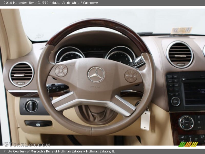 Arctic White / Cashmere 2010 Mercedes-Benz GL 550 4Matic