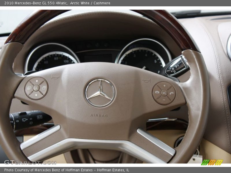 Arctic White / Cashmere 2010 Mercedes-Benz GL 550 4Matic