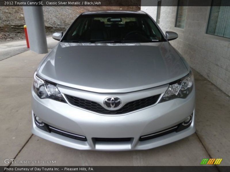 Classic Silver Metallic / Black/Ash 2012 Toyota Camry SE